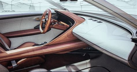 Genesis X Concept - Interior Sketches | Automobile interior design, Car ...