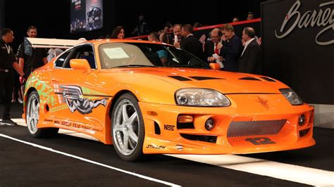 Paul Walker's 'Fast & Furious' Toyota Supra sells for over four crore ...