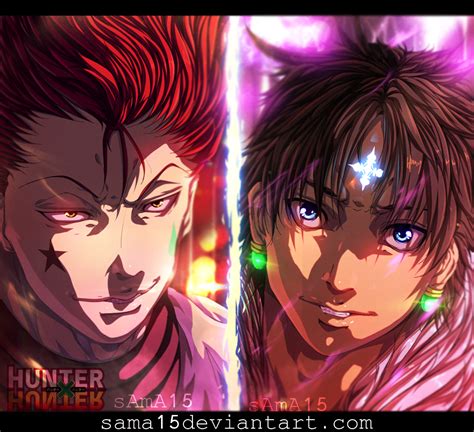 manga hunter x hunter 351 - hisoka vs chrollo by sAmA15 on DeviantArt