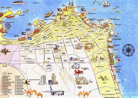 Kuwait City Street Maps and Metro Maps