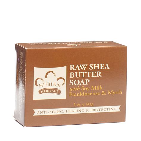 5 oz Raw Shea Butter Bar Soap by Nubian - Thrive Market