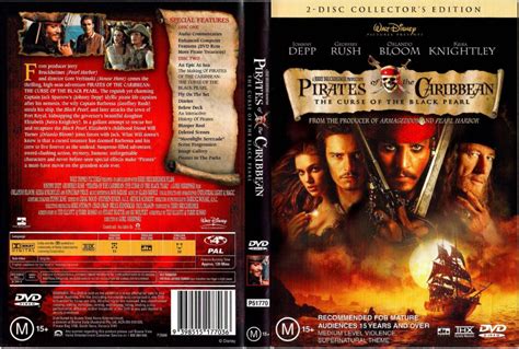 Pirates of the Caribbean The Curse of the Black Pearl (2003) R4 DVD ...