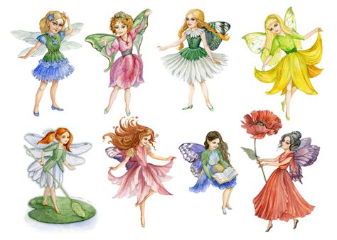 Flower Fairies by ArtGalla on DeviantArt