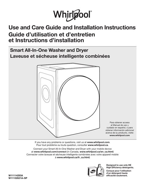 Whirlpool WFC8090GX 24 Inch Smart Washer/Dryer Combo Installation ...