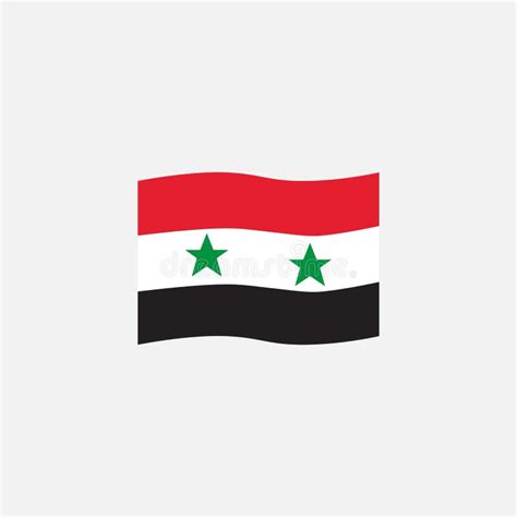 Syrian Flag Colors Flat Icon Stock Vector - Illustration of waving ...