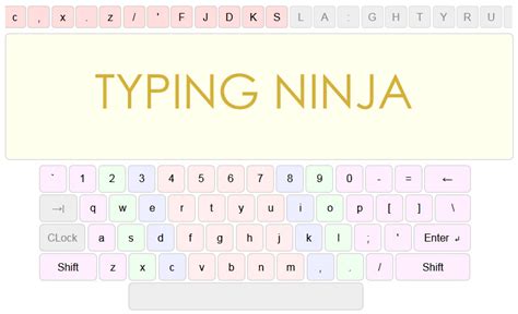 Keyboard Ninja Typing Game