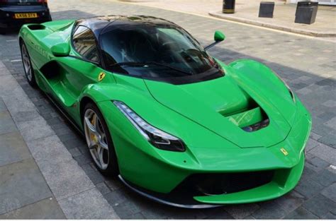 A green Ferrari LaFerrari : r/Autos