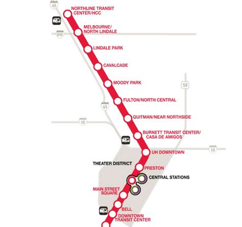 Metro Map Red Line Stations - United States Map