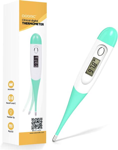 Amazon.com: Accurate Oral Thermometer, Digital Thermometer with ...