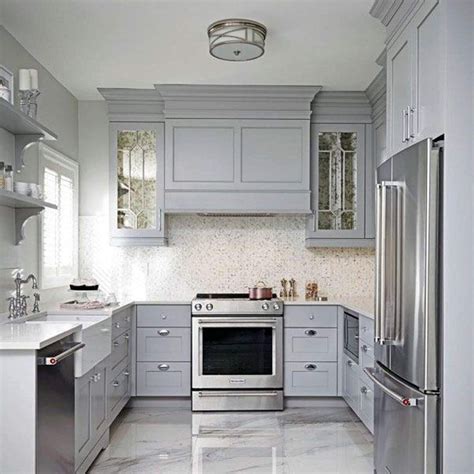 6 Beautiful Light Grey Kitchen Cabinets Ideas - Dream House