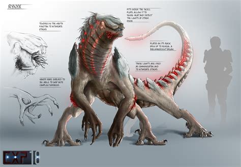 ArtStation - Rynyx Creature Concept Sheet