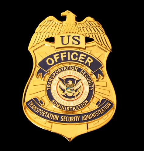 US DHS TSA Officer Badge Solid Copper Replica Movie Props – Coin Souvenir