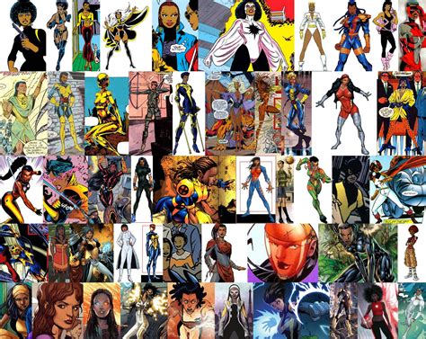 Female Marvel Characters List