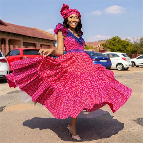 Best Seshoeshoe Traditional dresses pictures 2023 - shweshwe 4u