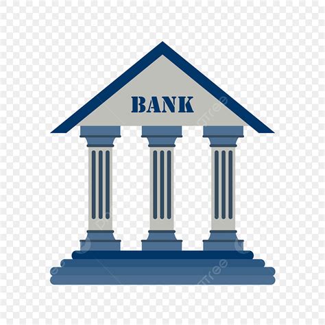 Bank Icon Clipart PNG Images, Vector Bank Icon, Bank Icons, Bank ...