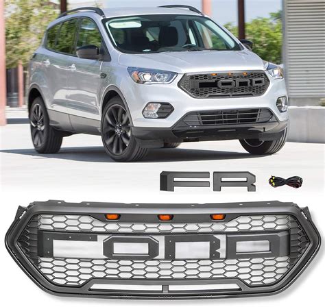 Modifying Mesh Grille Front Grill for 2016 2017 2018 Ford Escape Raptor ...