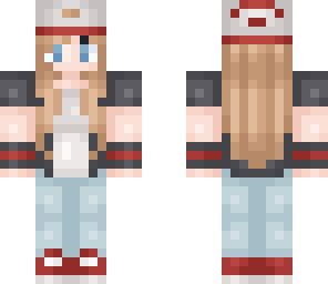 Pokemon Trainer Girl - Updated FINALLY | Minecraft Skin