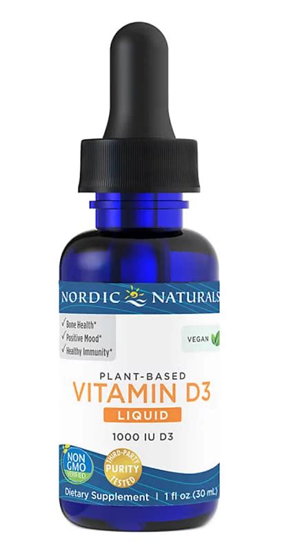 Nordic Naturals 1000 IU Vitamin D3 - Shop Vitamins & Supplements at H-E-B