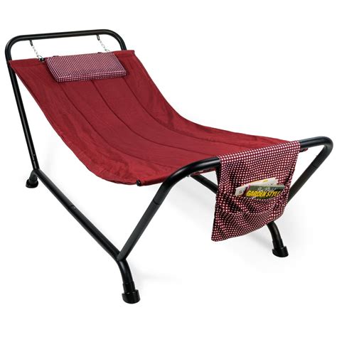 Best Choice Products Outdoor Patio Hammock Bed with Stand, Pillow ...