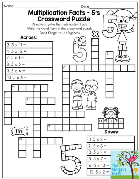 Printable Crossword Puzzle For 2Nd Graders | Printable Crossword Puzzles