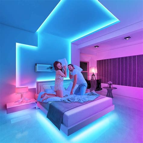 CycloneSound 16ft RGB LED Strip Lights with Remote - Multicolor ...