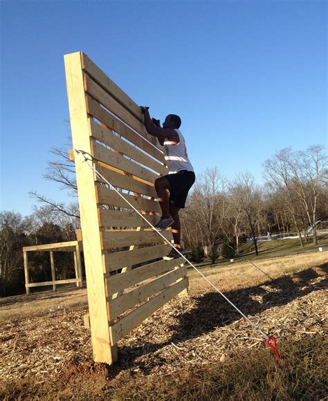 diy pallet climbing wall. Backyard Obstacle Course, Kids Obstacle ...