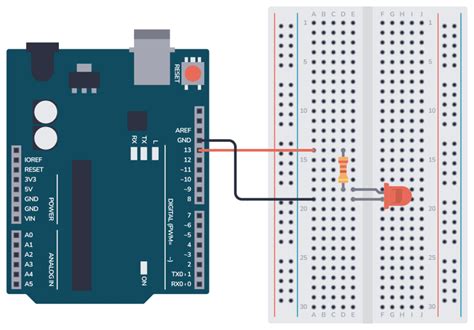 Arduino Blink LED - Circuit and Code Example