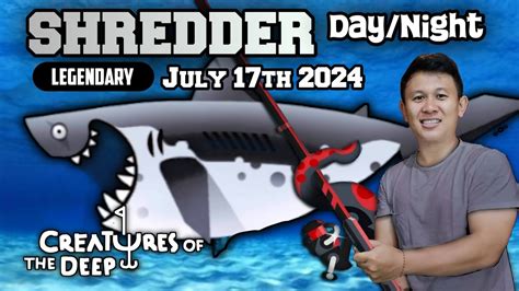 Shredder Location July 17th 2024 - Creatures of the Deep #shredder ...