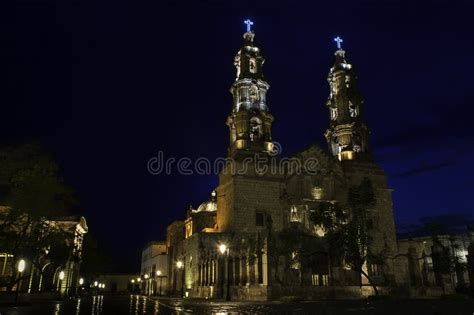 Cathedral of Aguascalientes Stock Image - Image of religion, colonial ...