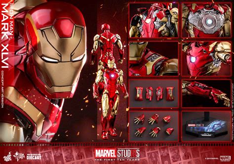 EXCLUSIVE Hot Toys Concept Art Iron Man Mark 46 Die-Cast Up for Order ...