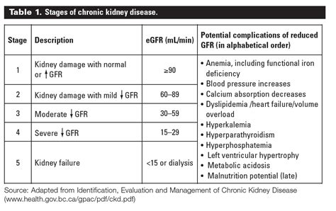 The 5 stages of CKD explained in depth. Also includes info on causes ...