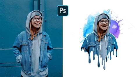 Creative Dripping Effect | Photoshop Tutorial | Splatter Effect | Easy ...