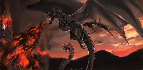 ArtStation - Balerion The Black Dread