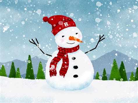 Animated Snowman Gif