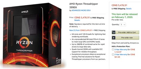 AMD Ryzen Threadripper 3990X Available For Pre-Order - Legit Reviews