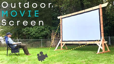 Making An EPIC Outdoor Movie Screen! || DIY Woodworking || How To