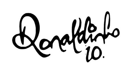 Análisis grafológico de Ronaldinho. - Grafología Tere C.A.