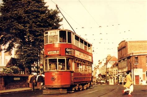 Historic Photos of the Last Trams in London in July 1952 ~ Vintage Everyday