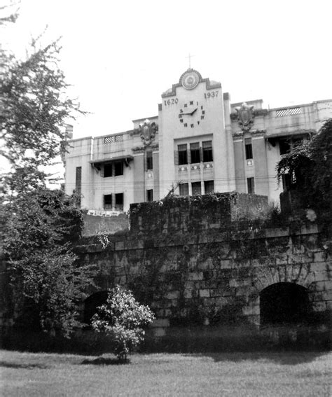 Letran College (Colegio de San Juan de Letran) behind the Old Spanish ...