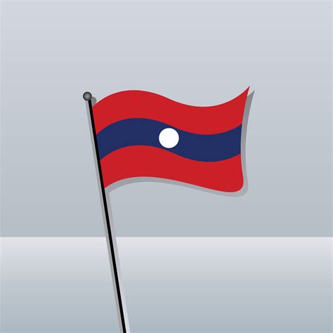 Illustration of Laos flag Template 13369305 Vector Art at Vecteezy