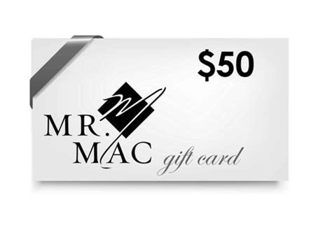 In-Store Gift Cards | Mr. Mac