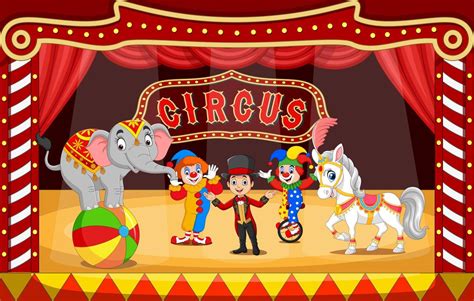 Circus Cartoon Animals