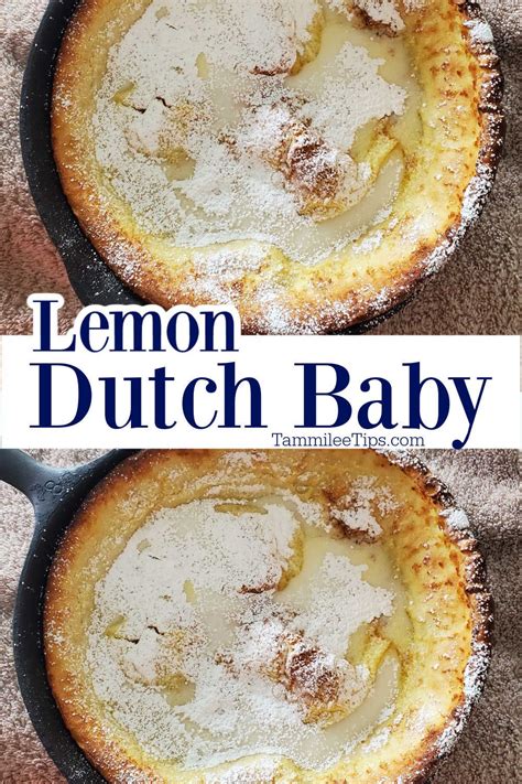 Delicious Lemon Dutch Baby Recipe | Dutch baby recipe, Recipes, Baby ...