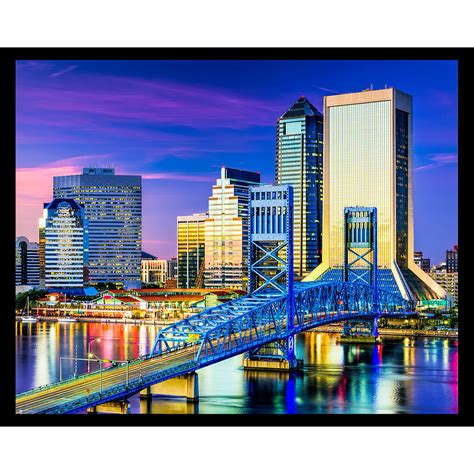 Jacksonville Skyline - Night Light Designs