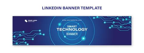 Premium Vector | Technology linkedin banner template