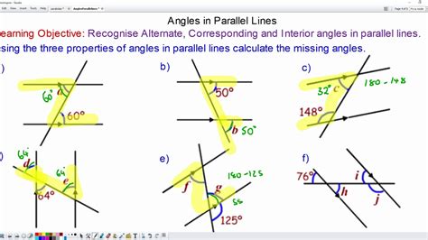 Angles And Parallel Lines Worksheet – Zip Worksheet