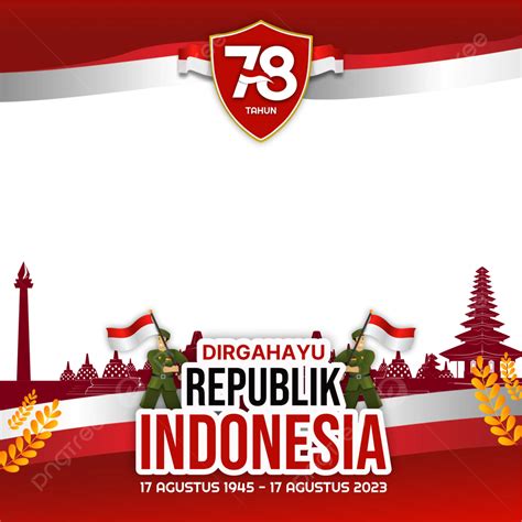 Hut Ri Ke 78 Official Design Dirgahayu Twibbonize Of Indonesian ...