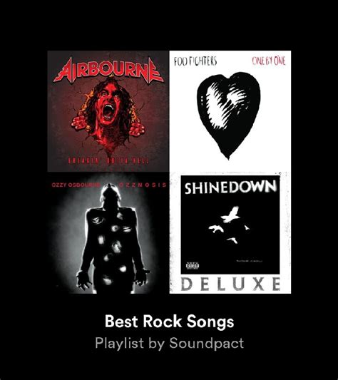 BEST ROCK SONGS - Spotify Playlist by Soundpact