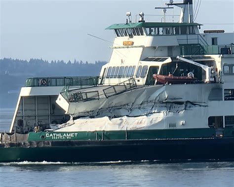 Washington State Ferry Damaged After 'Hard Landing' in Seattle