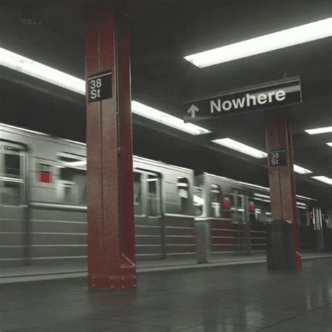 To Nowhere GIF - Subway Subwaystation Nowhere - Discover & Share GIFs